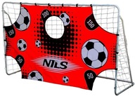 NILS Voľne stojaca futbalová bránka + sieťka + zameriavací panel