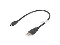 Lanberg mini USB 0.3m czarny