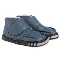 Buty zimowe, botki barefoot MAGICAL ZiuZiu Marine 23