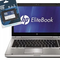 Notebook HP Elitebook 8460p 14 cali i5 DVD aluminium magnez 14" Intel Core i5 16 GB / 512 GB strieborný