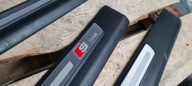 A6 C6 LIFT moulding mouldings caps cap threshold SLINE KOMPLET 4X