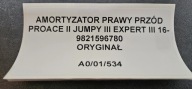 shock absorber right front PROACE II JUMPY III EXPERT