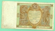 BANKNOT POLSKA 50 ZŁ 1929 r. EG