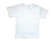 Tričko s krátkym rukávom / Kaftanik veľ. 56 farba biela