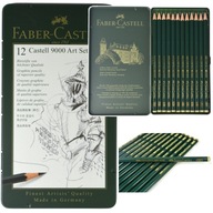 FABER-CASTELL Zestaw ołówków do szkicowania ołówek 9000 Art 12 sztuk 8B-2H