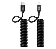Kabel sprężynowy Silver Monkey USB-C - Lightning