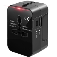 Univerzális utazó adapter USA UK EU világ dugalj USB C PD töltő