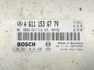 computer control unit of the engine Mercedes VITO 2.2 CDI A6111536779 0281010601
