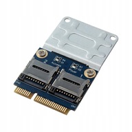 Čítačka pamäťových kariet LY123) Dual Laptop Micro-SD SDHC SDXC TF na Mini PCIe