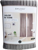 Zasłona zasłony 135 cm x 250 cm Smukee zaciemniające taśma 2 sztuki