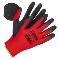 Ochranné pracovné rukavice Verken RedLatex [veľkosť 10/XL] ČERVENÁ