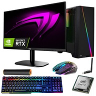 ZESTAW GAMINGOWY PC i7 RTX3050 SSD PC DO GIER LED