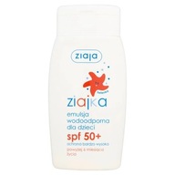 ZIAJA ZIAJKA EMULSJA DO OPALANIA SPF50 125ML WYSOKA OCHRONA WODOODPORNA