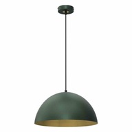 Lampa wisząca BETA zielona / złota 35 cm E27