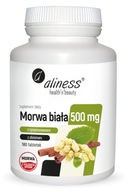 MORUŠA BIELA ŠKORICA CHROM 500 mg 180 tab ALINESS