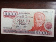 Banknot 10000 pesos Argentyna