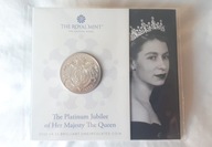 Moneta 5 Funtów 2022 Jubileusz Królowej Elżbiety II Wielka Brytania -Anglia
