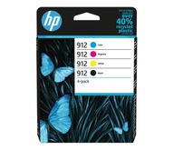 Tusz do drukarki HP Zestaw 912 CMYK Instant Ink CMY 315 str. Black 300 str.