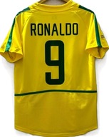 BRAZÍLSKE TRIČKO 2002 MS RETRO '9 RONALDO XL