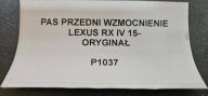 support panel for radiators pillar LEXUS RX IV 15- original