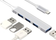 ROZDZIELACZ ADAPTER ROZGAŁĘŹNIK TYP C 4 x USB 3.0