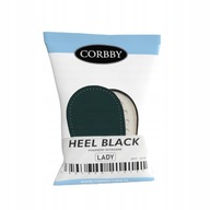 Czarne podpiętki skórzane damskie Corbby Heel for Lady Black 36-39