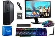 ZESTAW KOMPUTEROWY PC do GIER GAMINGOWY i5 16/980GB SSD LED24 WIN10 WiFi