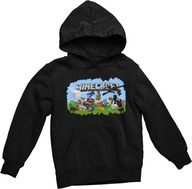 BLUZA MINECRAFT Z KAPTUREM 7 - 8 LAT 134 CM