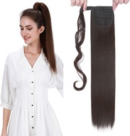 Poloparochňa cop vlasy dlhé hnedá s-noilite 60 cm