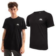 Tričko Alpha Industries Small Logo Basic 188505 03 Black M