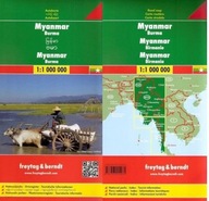 MYANMAR BIRMA BURMA MAPA 1:1 000 000 F&B