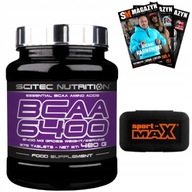 SCITEC BCAA 6400 375 TAB XPLODE AMINOKYSELINY LEUCÍN