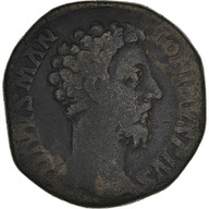 Moneta, Marcus Aurelius, Sestertius, Rome, VF(30-3