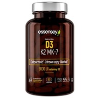Essence Vitamin D3+K2 MK7 90 kaps
