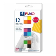 Zestaw FIMO soft kolory Basic 12x25g Staedtler