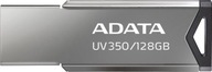 ADATA FLASHDRIVE UV350 128GB USB3.1 Metallic