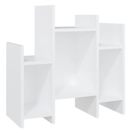 vidaXL Bočná skrinka, biela, 60x26x60 cm, drevotrieska
