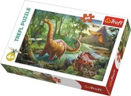 Puzzle 60 elementów. Wędrówki dinozaurów