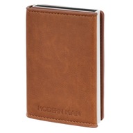 PEČIATKA SECRID MINIWALLET brown koža ModernMan ETUI darček pod stromček