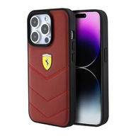 Ferrari Leather etui Skórzane obudowa pokrowiec case tył do iPhone 15 Pro