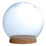 Hla-2xGlass Cloche Bell Jar Dome Váza na údržbu