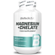 BioTech Magnesium + Chelate magnézium kontrakcie 60 kaps