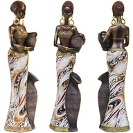 MŰGYANTA FIGURA AFRIKAI NŐ KANCSÓ SZOBOR OTTHONI IRODA