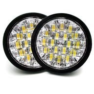 Okrągłe Światła LED do jazdy lampy E4 RL 9 CM DRL