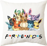 Poszewka Na Poduszkę Pokemon Eeveelucje Friends