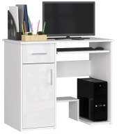 ÍRÓASZTAL JAY FEHÉR / FEHÉR FÉNYES AKD