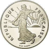 Moneta, Francja, Semeuse, Franc, 1996, BE, MS(65-7