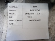 Daewoo Lublin III ventilátor topení 2,4TD