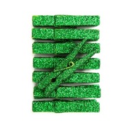 Trblietky trblietky zelené 4,8cm 8ks