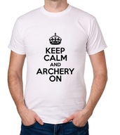 koszulka KEEP CALM AND ARCHERY ON prezent